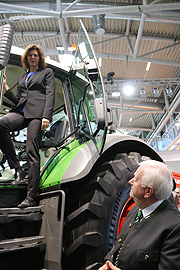 Ministerin Ilse Aigner, AGCO /Fendt Peter-Josef Paffen (©Foto:  Martin Schmitz)